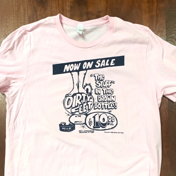 Dirty Feet Poppers Ad on Bella & Canvas Size L 100% Cotton T-Shirt LGBTQ History - Picture 2 of 5